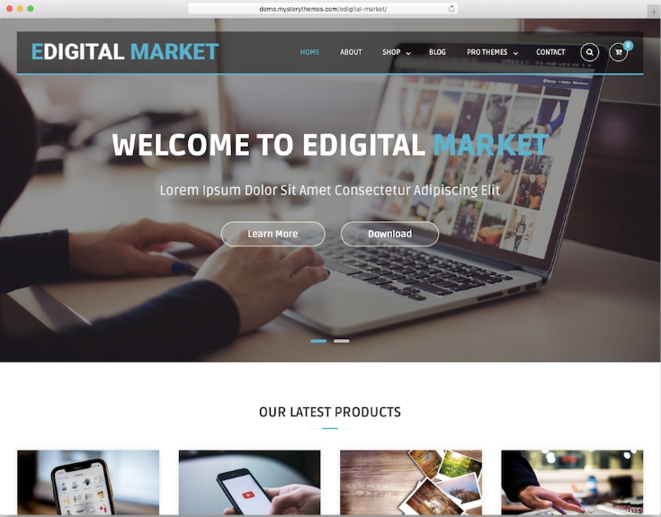 EDigital Market WordPress Theme
